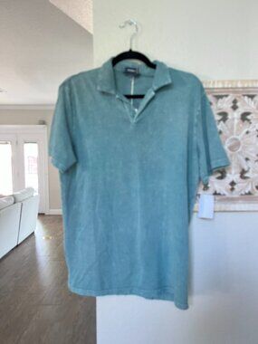 NWT Mododoc Mens polo in oasis size M